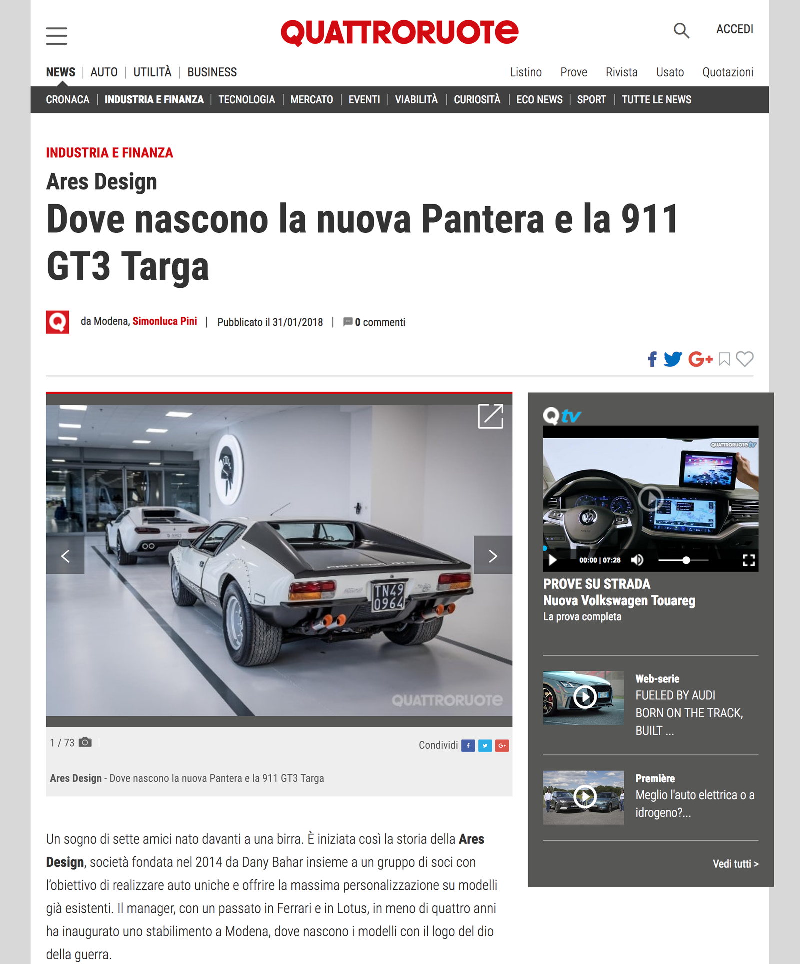 ARES Modena News