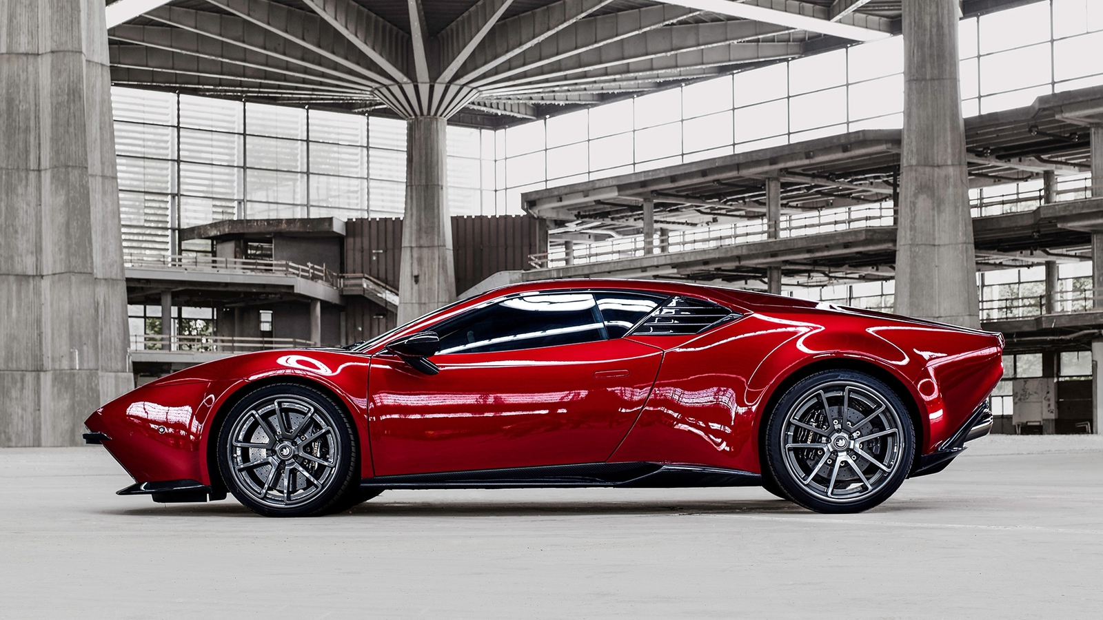 ARES Design Panther ProgettoUno supercar inside Palazzo Nervi - Torino, Italy